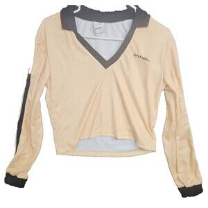 NWOT iets frans Urban Outfitters Gold  Black Large Collar Pullover Women's Shirt